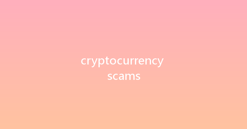 cryptocurrency scams 